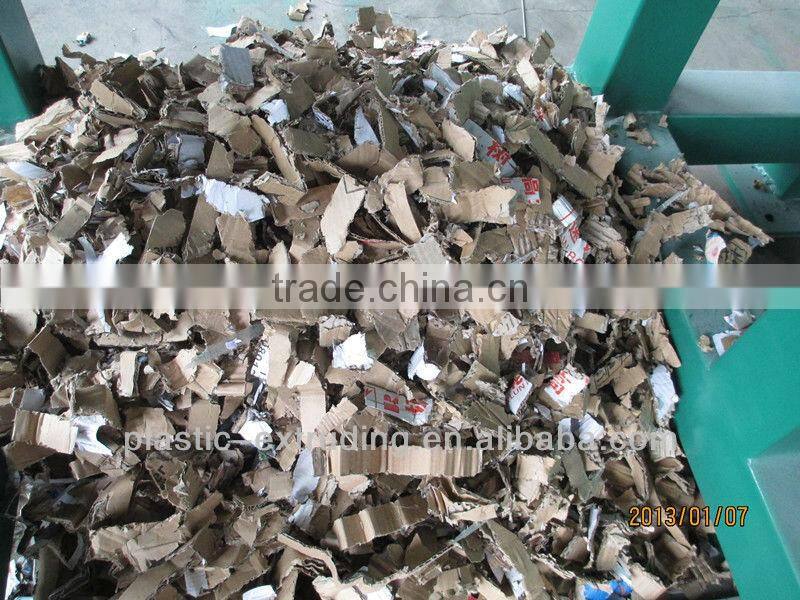 Recycling Paper Shredder Machine/Industrial Cardboard Paper Shredding/Waste Books Shredder