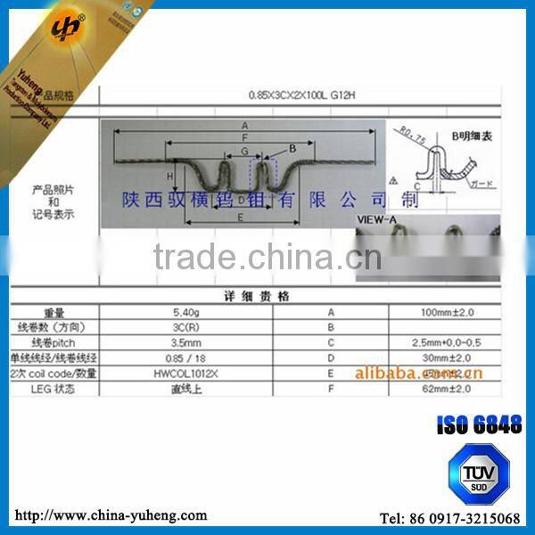 High Purity Twisted Tungsten Strand Wire for vacuum coating