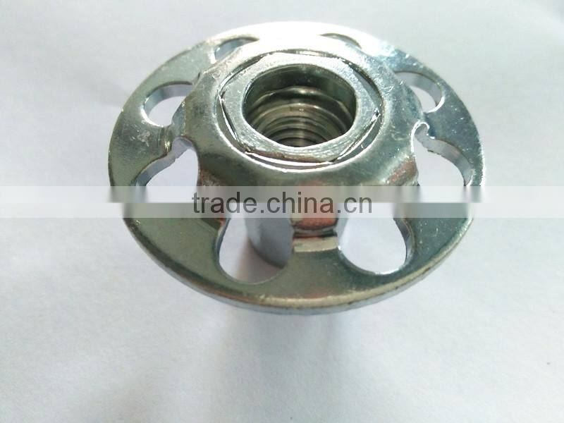 Non-standardized decorative flange nut fasterner