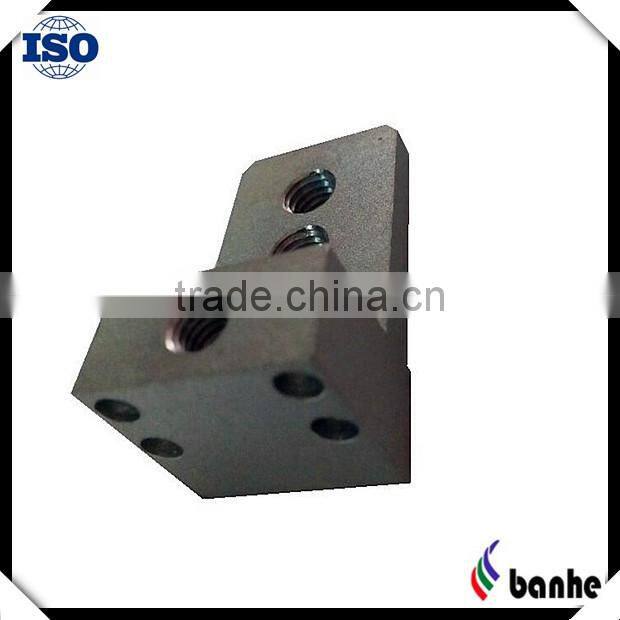Door hanging plate for automatic door system with zinc plating made in Cixi Banghe