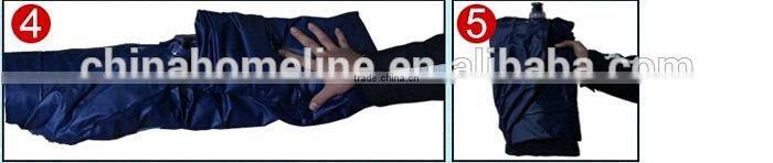 inflatable flocked pvc air mattress bed MAT00010