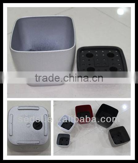 home decorative plant pot,square bonsai pot,cheap plastic flower pot