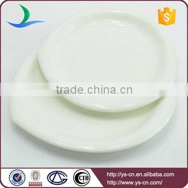 Wholesale peach heart luxury porcelain dinner plate