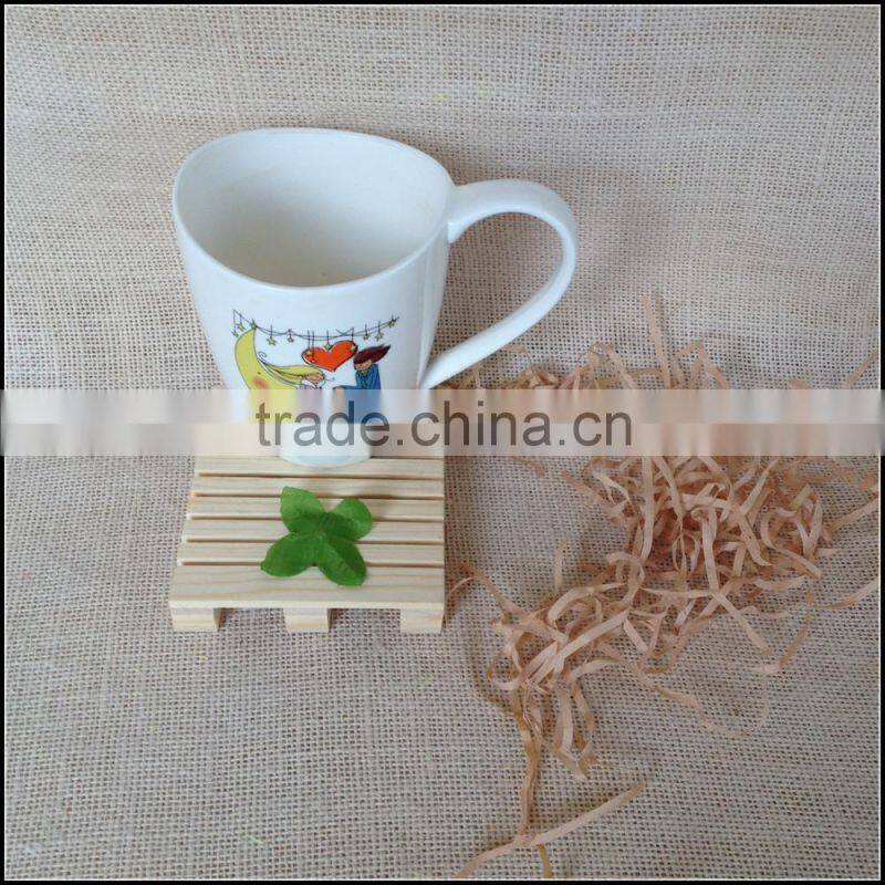 Professional wholesale Customized mini wooden pallet wooden decorative coaster wooden gift mats