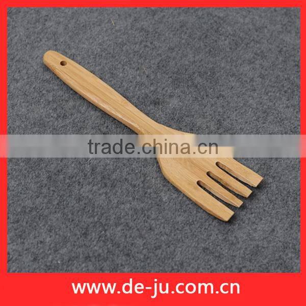 Round Shaped Smooth Bamboo Ladle Shovel Spoon