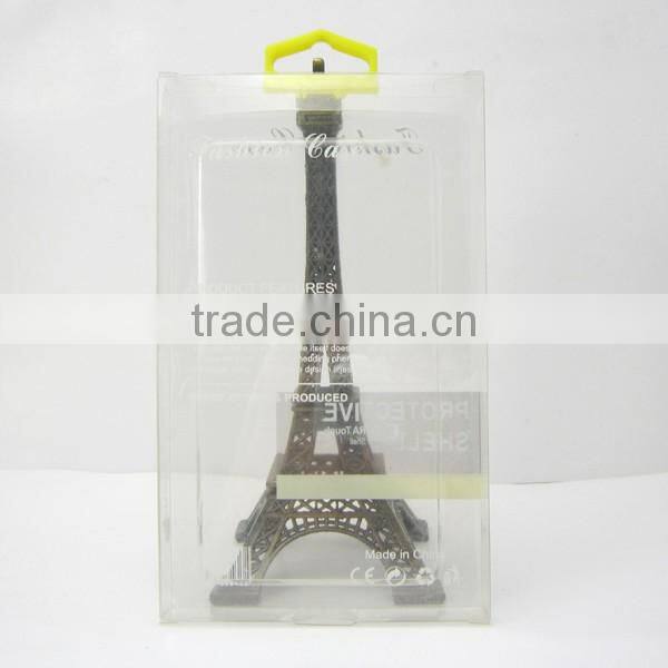 Transparent box with a color hook, Packaging box for iphone phone case