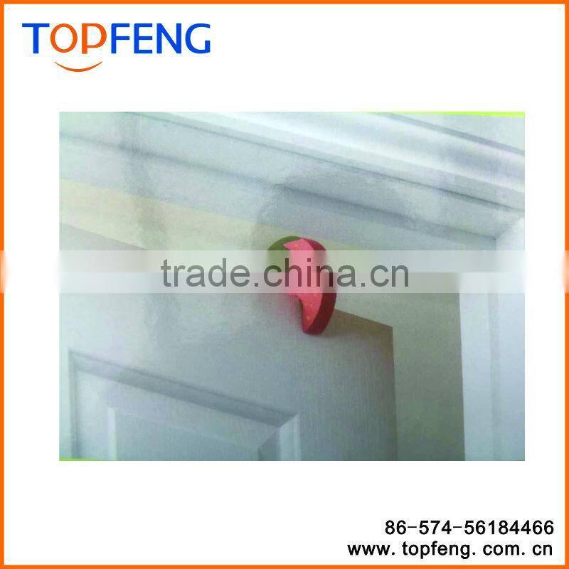 Child Safety No Finger Pinch Foam Door Stopper, Baby Cushiony Finger Hand Safety, Curve Shaped Door Stop Set Of 4