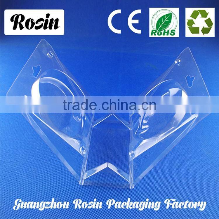 Clear plastic clamshell, cheap blister clamshell packaging, PET Clamshell for electronic parts