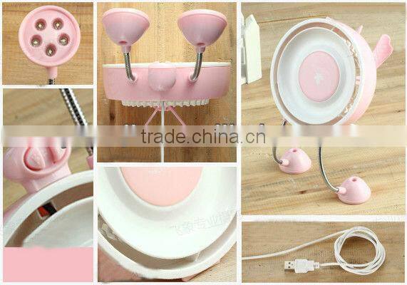 Supply Creative fashion USB mini lamp fan