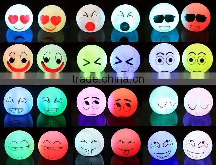 Supply creative fashion Colorful QQ expression lamp / Night Light