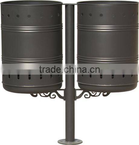 Arlau Steel Iron wall mounted trash bin