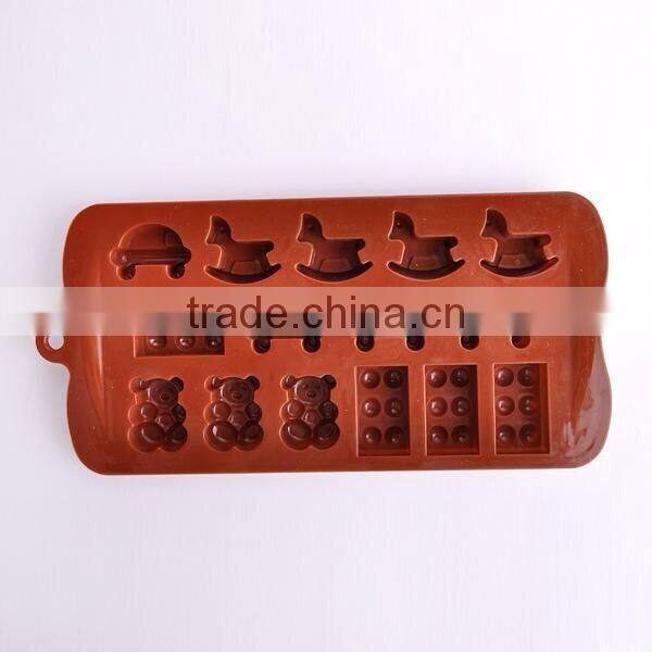 FDA grade Chocolate Cake Decorating Silicone Molds Candy Tools