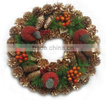 Hot sale Chistmas decoration wreath artificial festival party ornament garland