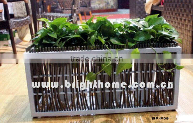 Plant Flower Pot BP-F59 PE rattan wicker products