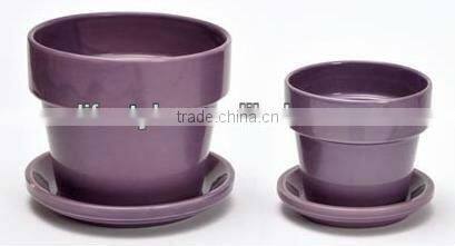 Eyeable Cup & Saucer Ceramic Flower Pot