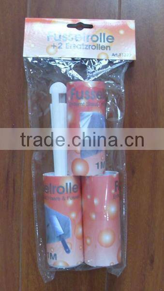 Wholesale plastic lint remover roller set with 2 refills