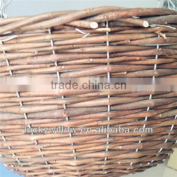2014 beautiful hanging wicker basket