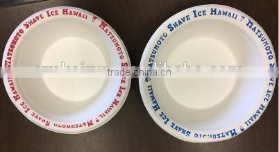 12oz disposable paper dessert rice bowl with printing Logo