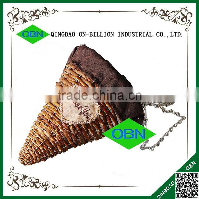 Wholesale handmade artificial flower hanging basket