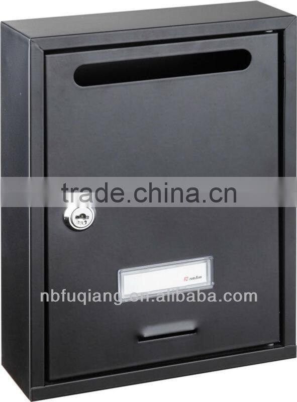 FQ-175 Mini wall mounted cast iron mailbox metal mailbox for outdoor with paint coating