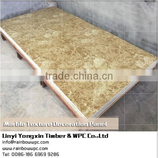 055 Interior Decorative Marble Texture waterproof Pvc Bathroom Wall Panels