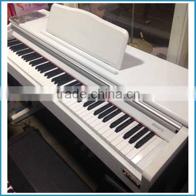 88 key white Electric digital hammer action keyboard piano