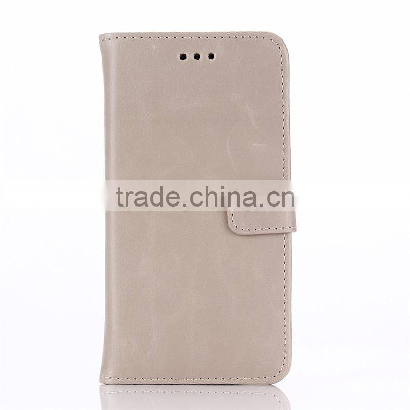 High quality crazy-horse PU card bumper/pocket cell phone case for Motorola