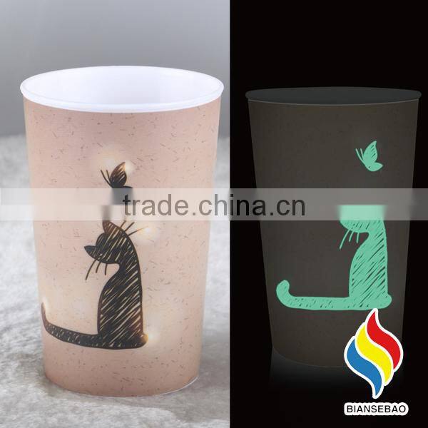 customized capacity change color plastic cups for promotional
