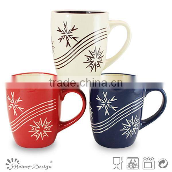 2015 exquisite ceramic Christmas snowflake Christmas gifts Cup