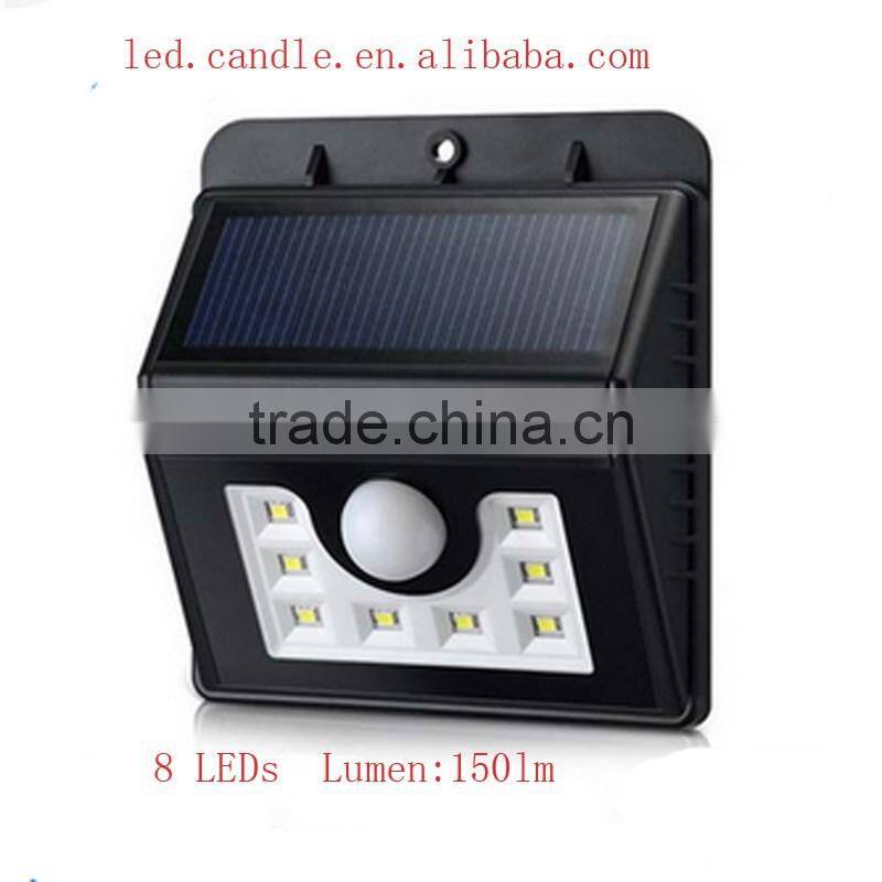 8 LED 150lm waterproof multifunctional camping solar light