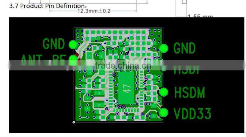 RTL8188ETV WIFI module wireless module tablet dedicated signal receiver module BL-R8188EU1-ETV-2.7