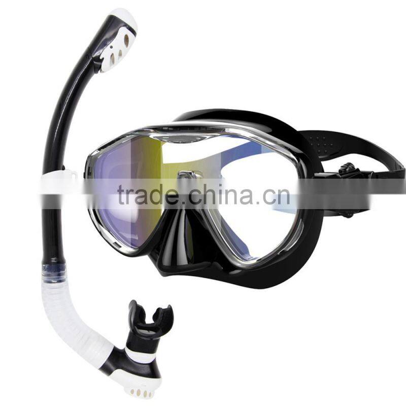 High Quality Mirror Coating Anti-leak Diving Mask For Freediving