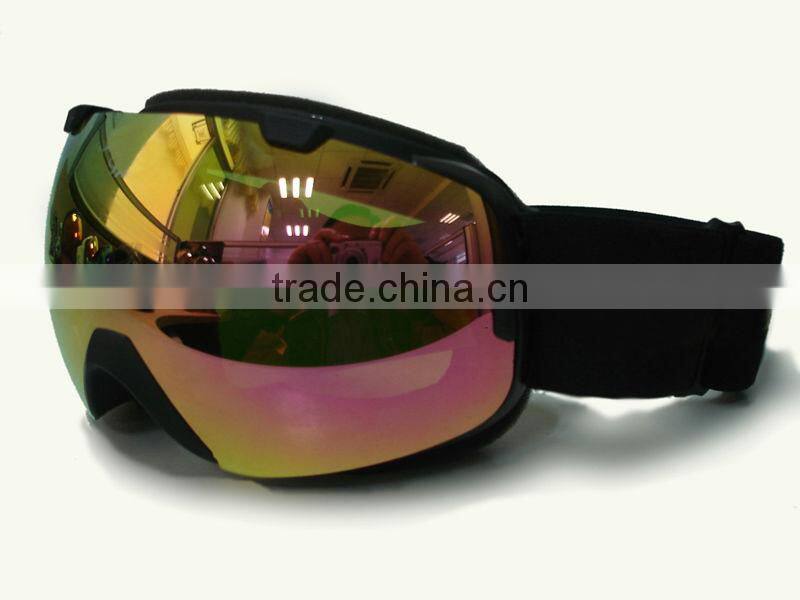 Full lens green REVO red cheap ski goggles,best selling ski goggles,snow ski goggles