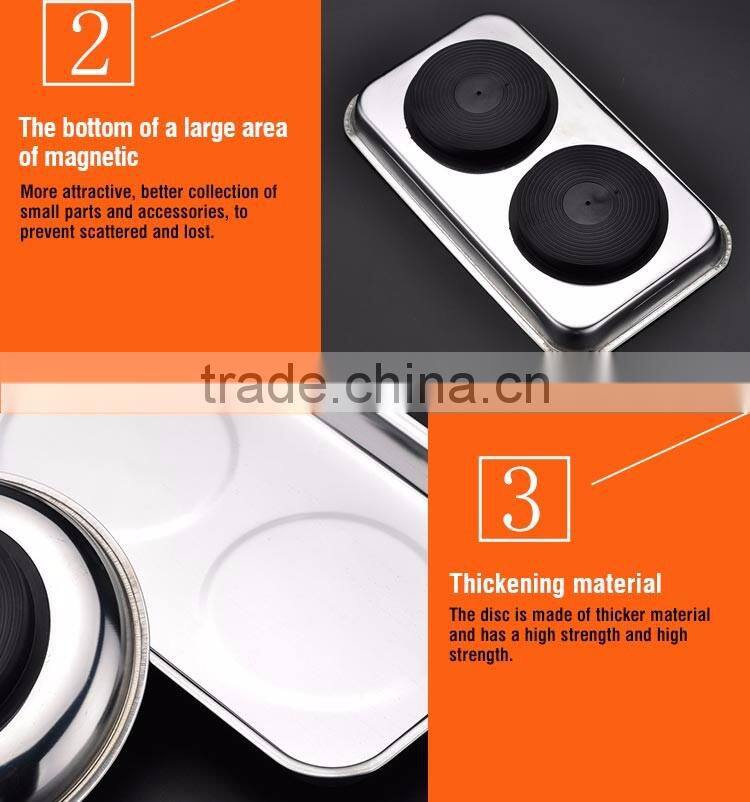 Stainless Steel Professional Round Magnetic Tray