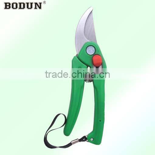 B4016 Cheap green plastic handle Garden tool / pruning shears / garden scissors