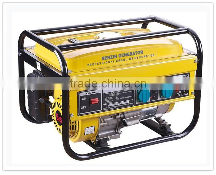 honda type gasoline generator single phase 2KW 168F engine electric and recoil start