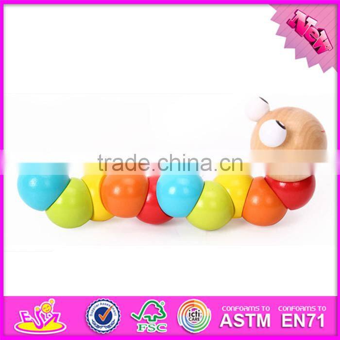 2016 new fashion funny children wooden diy puzzle toy W03B029