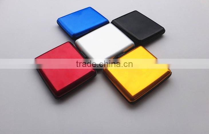 RFID Security Square Aluminum Wallet/Credit Card&Cash Holder