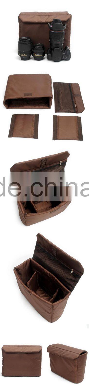 High-Capacity Shockproof DSLR SLR Camera Padded Bag Case Partition Camera Insert