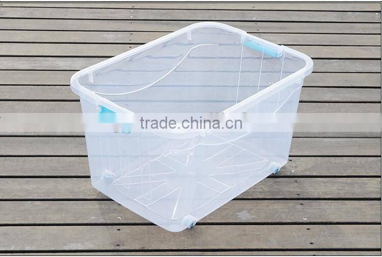Large Capacity Multipurpose Plastic Storage Container with Wheels