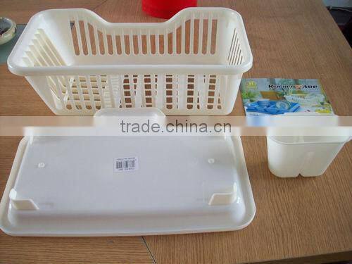 PP Plastic basket/Plastic dishrack/dishtub set