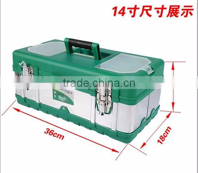 BERRYLION 14'' portable plastic&stainless steel tool storage box for sale