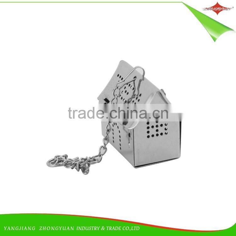 ZY-S3019 House Shape Stainless Steel Tea Strainer tea infuser
