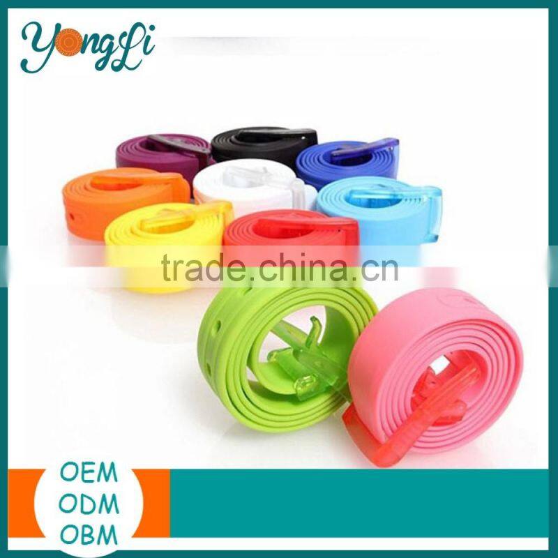 Promotion Silicone Belt Colorful Silicone Rubber Belt