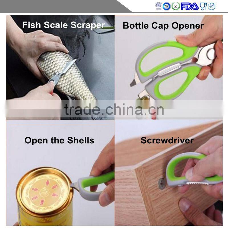 Kitchen Shears - Come-Apart Multi-function Kitchen Scissors,Can Opener and Nut Cracker