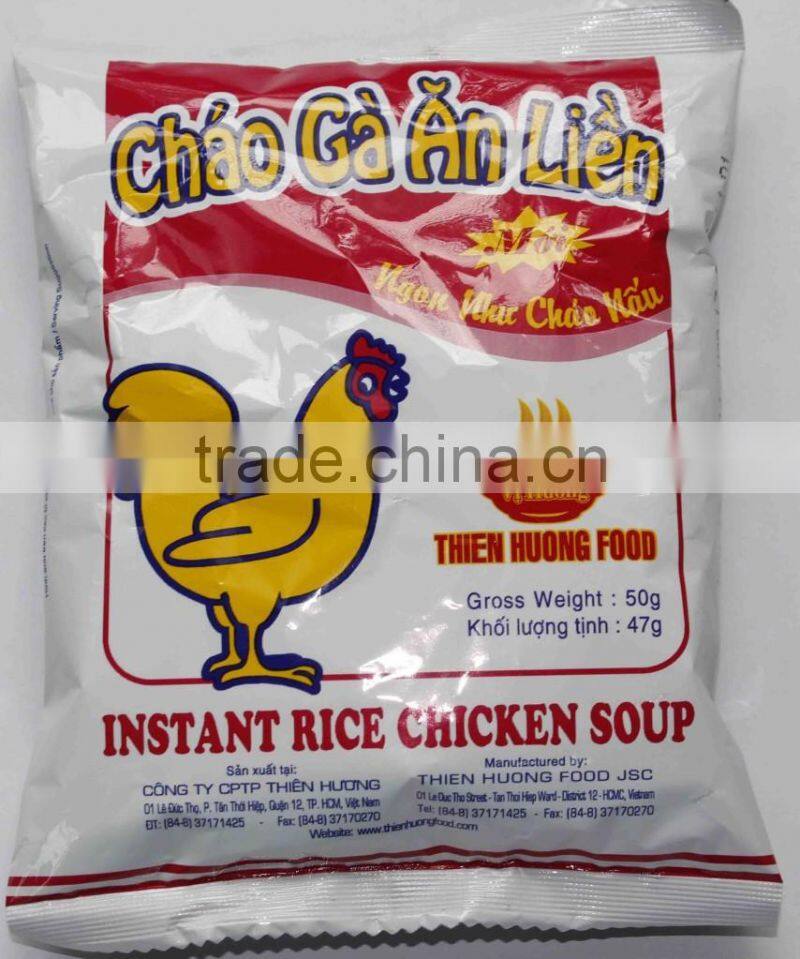 " VI HUONG" CHICKEN FLAVOUR INSTANT PORRIDGE 47g - Thien Huong Food JSC