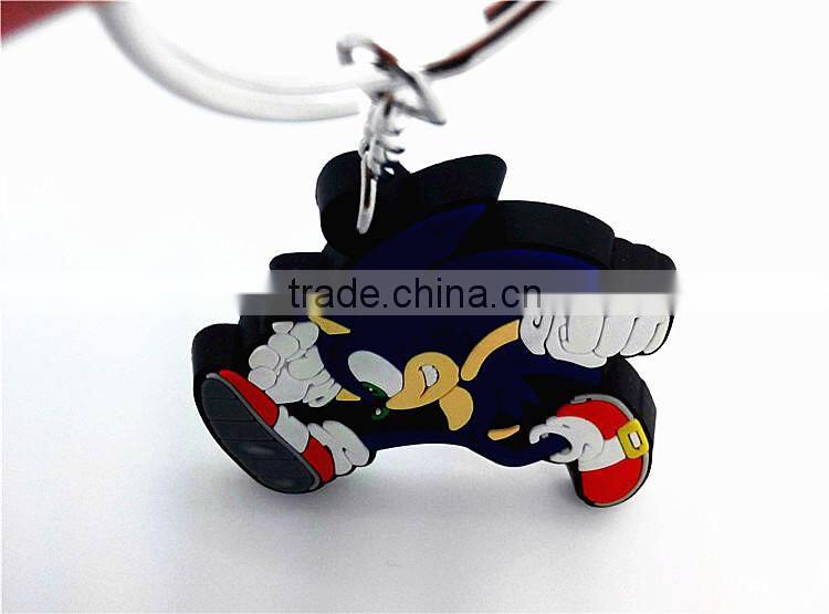 best sell factory price pvc keychain/ silicone keychain