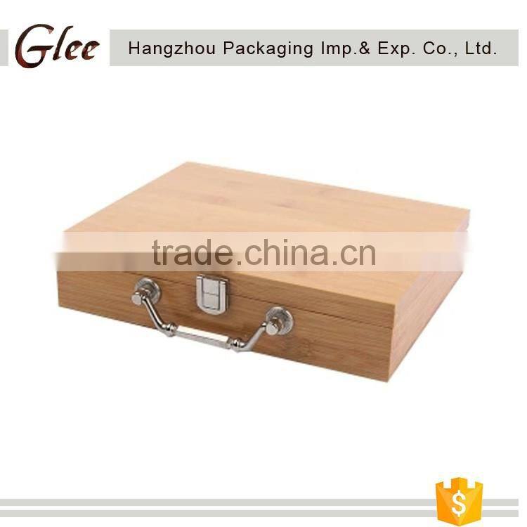 Custom high qualty nice-looking bamboo jewellery box