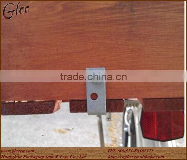 cheap wooden bike basket looks waterproof wooden crate