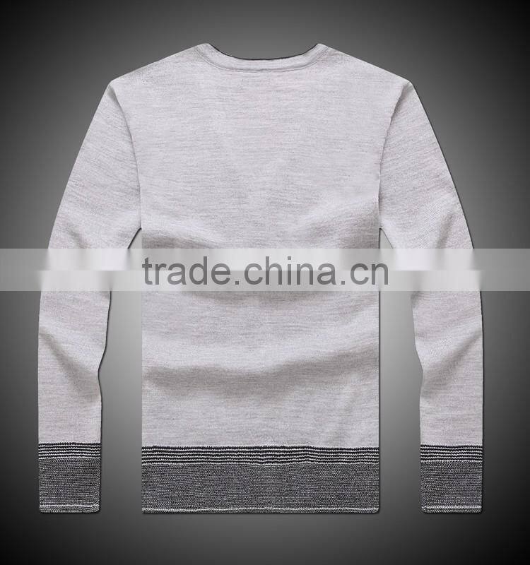 Men's fine cardigan grey kintwear